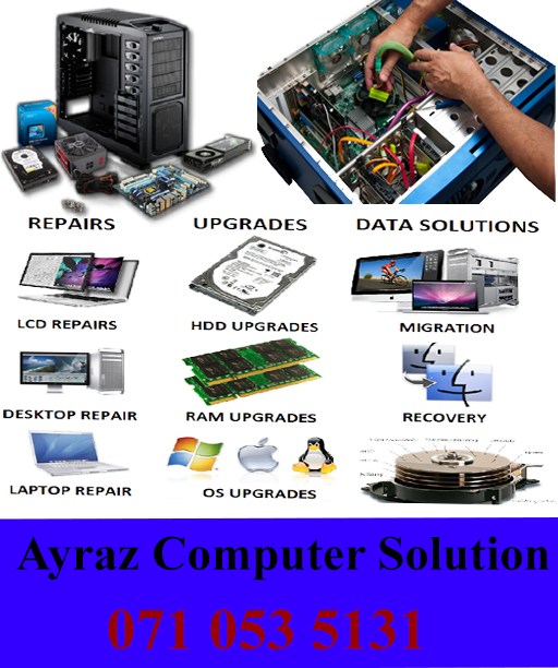 Ayraz Computer Solution Computer Repairs Ekala Ja-ela