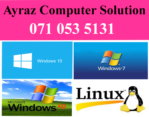 Ayraz Computer Solution Installing Operating System